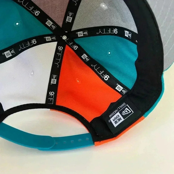 Miami Dolphins New Era Official On-Field Sideline 9Fifty Snapback Hat - Picture 3 of 4